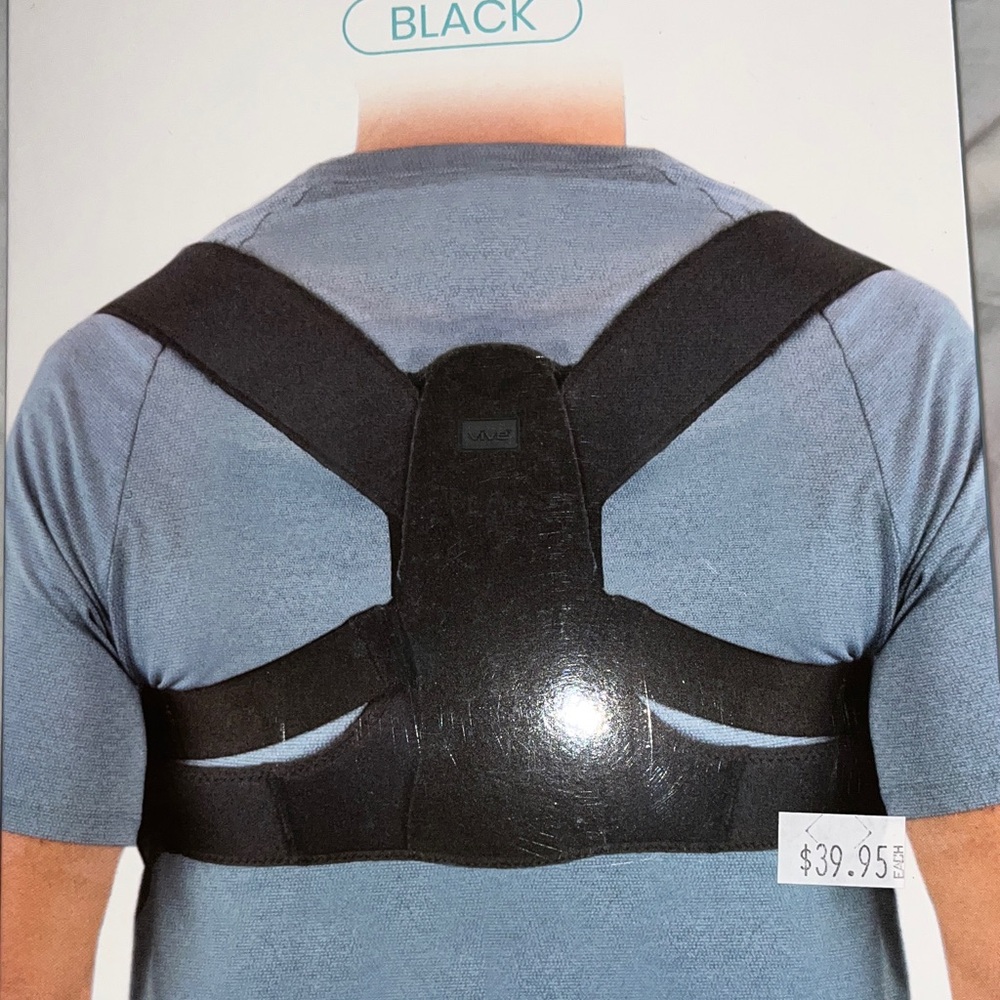 Vive Black Posture Support Size Small